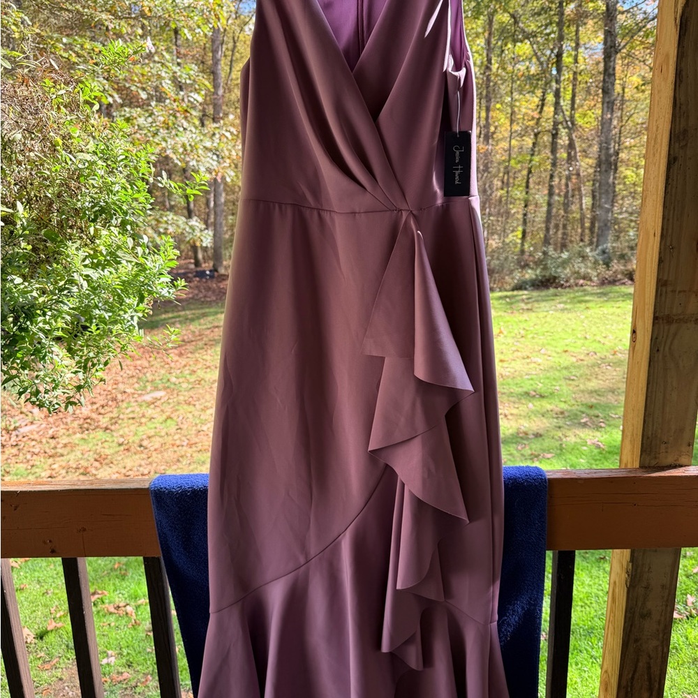 Jessica Howard Asymmetrical Lavender Dress